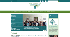 Desktop Screenshot of nccommunityfoundation.org